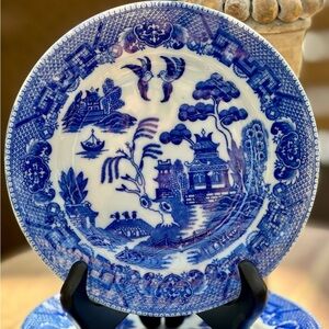 Blue Willow 6 1/4” Made in Japan Plates